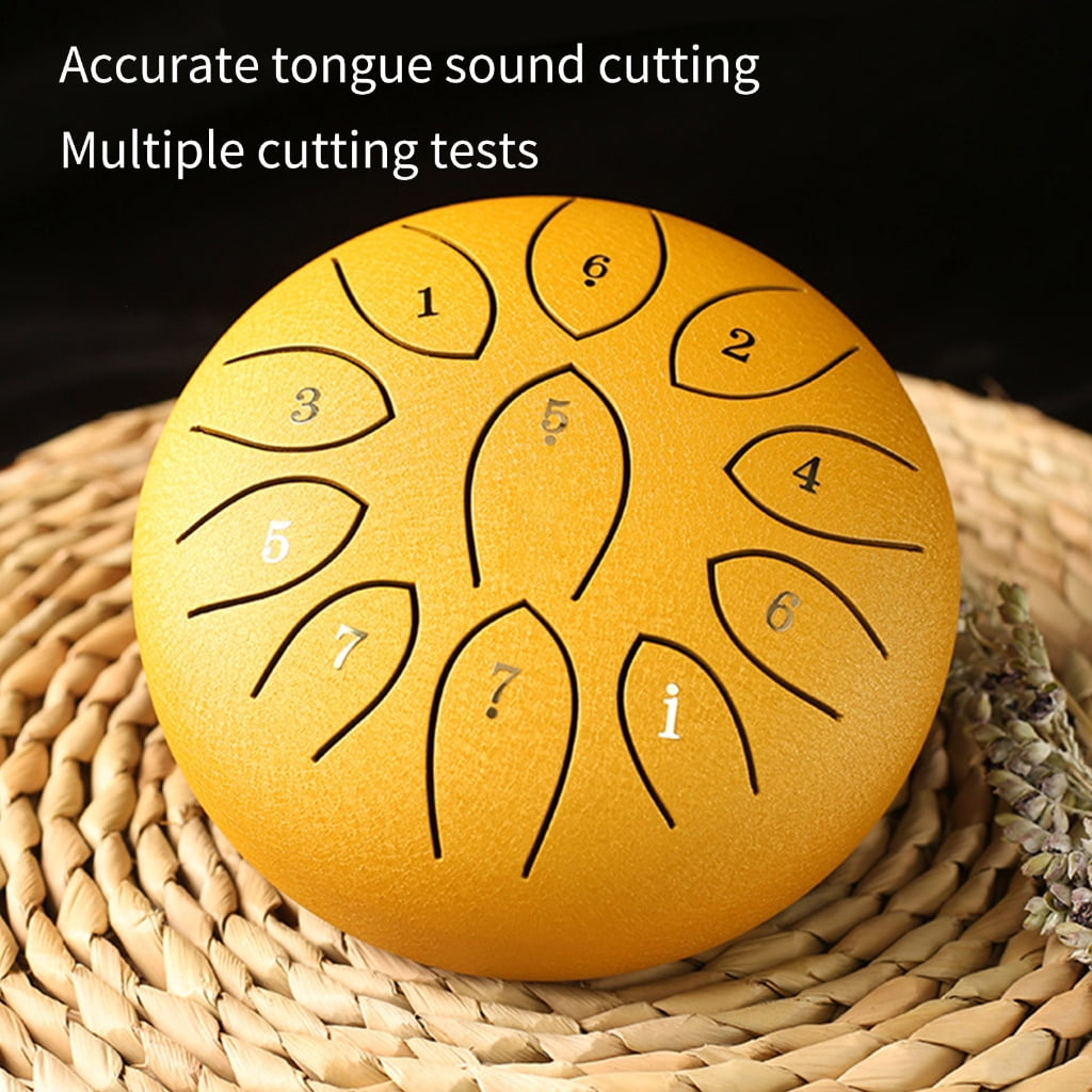 Ethereal Drum 11 Note Steel Tongue Drum for Adults Beginner Kids Handpans Drum