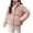 Pink, variant on Drses Women's Winter Coats Warm Long Sleeve Zip Puffer Jacket Stand Collar Baggy Short Down Coats Pockets Trendy Outerwear