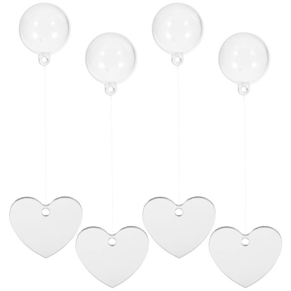 4 Pcs Betta Fish Toys Ball Training Mirror Practical Pet