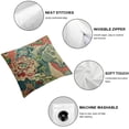 thumbnail image 4 of Nawypu Red and Green Flowers Chinoiserie Pillow Covers 2 Packs Flowers Throw Pillowcase Decorative Spring Cushion Cover for Patio Sofa Bedroom Indoor Outdoor Party, 4 of 6