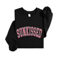 thumbnail image 4 of Sunkissed Sweatshirt for Women and Teens Girly Trendy Summer Sweater Black Sweatshirt Adult Large, 4 of 4