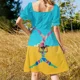 thumbnail image 5 of Vestido Shantay de manga corta doble Vestidos de verano Vestido de verano Vestidos elegantes y hermosos para mujeres Vestidos elegantes, 5 of 7