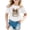 A01-White, variant on LRen Kids Easter Shirts Girls Rabbit Tops Egg Short Sleeve T Shirt Top Easter Day Happy Easter Pullover Tops Kids Summer Clothing