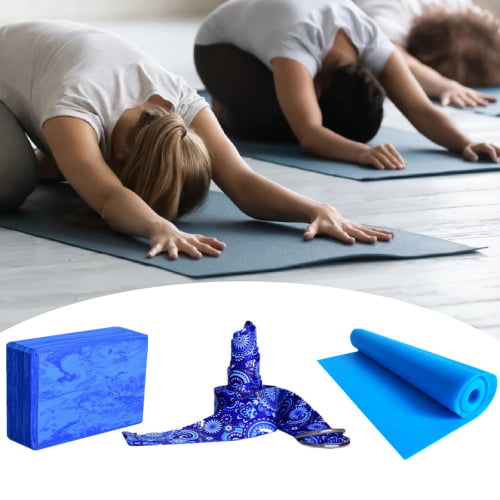 Yoga Block Pilates EVA Brick Foam Stretch Fitness Exercise Sport Gym Tool Fashio 