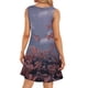 thumbnail image 4 of Mujeres verano casual sin mangas cuello redondo gradiente impreso bolsillo manga vestidos vestido suelto OAVQHLG3B Store lin121212, 4 of 5