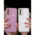 thumbnail image 6 of Compatible with Galaxy S20 FE Case Cover Cute Full Camera Lens Protection & Electroplate Shockproof Edge Bumper Soft TPU Protective Phone Cases for Samsung Galaxy S20 FE 5G 6.5" 2021-Purple, 6 of 16