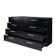 thumbnail image 2 of Hassch Dresser with 8 Drawers, Chest of Drawers, Clothing Storage Organizer for Bedroom, Living Room, Hallway, Black, 2 of 10