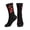 3 Black, variant on Men's Red-Loongs-Dragon Novelty Athletic Socks Women's Digital Printing Funky Patterned Crew Socks