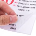 thumbnail image 4 of KAKOWELY quality warning sticker 2pcs No Junk Mail Sticker For Mailbox Durable Outdoor Decal Message Mailbox Sign For Home And Business No Flyers Sticker4.72"X3.74"(LxW), 4 of 4