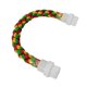 thumbnail image 4 of Accesorio de jaula para percha de cuerda para pájaros, juguete masticable portátil y flexible para mascotas, cuerda de escalada para 30 centímetros, 4 of 9
