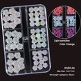 thumbnail image 1 of 6 rejillas 3D flor acrílica decoración de uñas tamaño mixto floretes blancos dijes joyería cuentas de gemas DIY accesorios de diseño de uñas Tan Jianjun unisex, 1 of 2