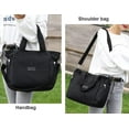 thumbnail image 6 of Women's Nylon Handbags Shoulder Bags Ladies Casual Top Handle Handbag Shopper Tote Purse, 6 of 6
