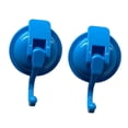 thumbnail image 4 of Ganchos de ventosa Gloria 2 piezas Sin taladrar Reutilizable Azul, 4 of 9