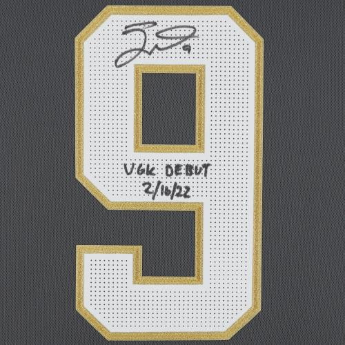 Jack Eichel Vegas Golden Knights Autographed Grey Adidas Authentic