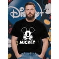 thumbnail image 1 of T-shirt Homme Classique Mickey Mouse Graphique Col Rond Manches Courtes, 1 of 5