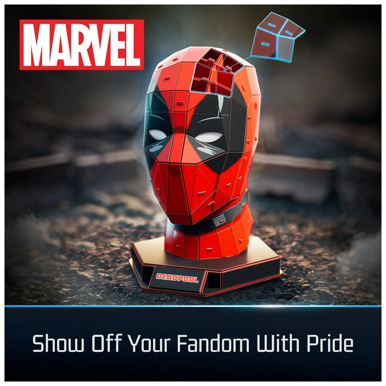 4D Build, Marvel Deadpool 3D Puzzle Model Kit with Stand