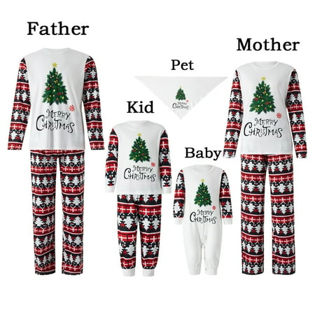 

Family Matching Christmas Pyjamas Set Christmas Tree Pyjamas PJs Set Sleepwear Nightwear