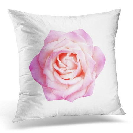 Pink And Green Pillows ARHOME Throw Pillow Case Cushion Cover Green Beautiful Rose White Pink Beauty Pillow Cover 18x18 Inches ()