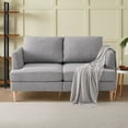 thumbnail image 7 of Gericco Loveseat Sofa, Mid Century Modern Decor Love Seat Couches for Living Room（Gray）, 7 of 7