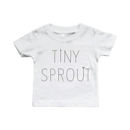 Infants Sprout - Graphic Snap-on Style Baby Tee Infant Tee - Tiny Sprout