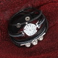 thumbnail image 1 of Relojes para Mujeres, Diamantes de imitación, Correa PU, Esfera Redonda, Pulsera Cuarzo(Negro) Ecomeon no, 1 of 5