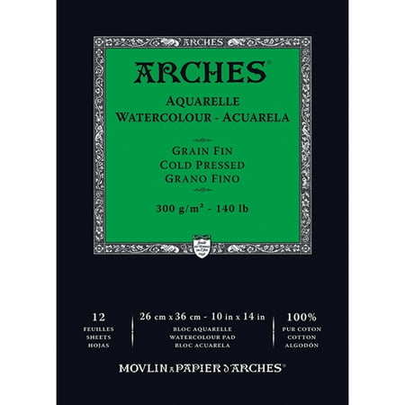 Arches Watercolor - Arches Watercolor Cold Pressed Paper Pad 10