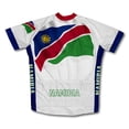thumbnail image 2 of Namibia Flag Short Sleeve Cycling Jersey  for Men - Size 2XL, 2 of 3