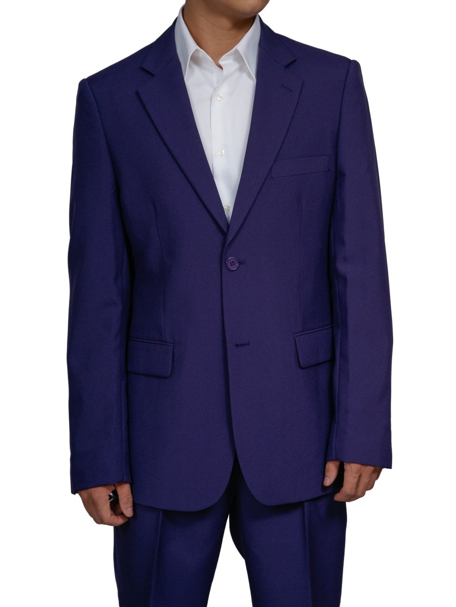 Mens Purple Dress Suit - Includes 