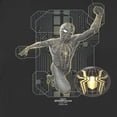 thumbnail image 2 of Women's Marvel Spider-Man: No Way Home Black Suit Tech  Graphic Tee Black Large, 2 of 4