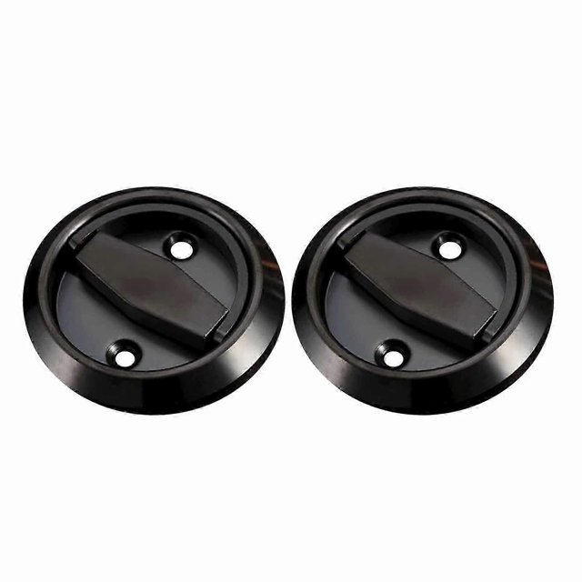 2Pcs 304 Stainless Steel Fire Proof Rustproof Anti-Theft Hidden Door Handles Doorknobs for Sliding Door