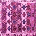 thumbnail image 1 of Ahgly Company Indoor Square Oriental Pink Modern Area Rugs, 7' Square, 1 of 4