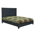 thumbnail image 2 of Gridley Mango Solid Wood Hand-Carved California King Sized Bed in Gray Wash, 2 of 7