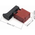 thumbnail image 2 of HUGFEGWE Trigger Switch for Leiya C2801/C2802 Electric Drill Hammer Tool Power Speed Control Push Button Switch CA919-114706, 2 of 6