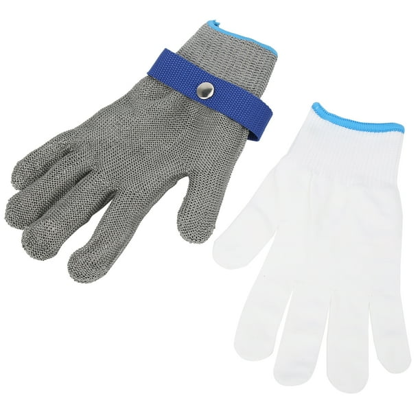 Guantes de acero inoxidable, guantes de acero anticorte Nivel Industrial Guantes de acero inoxidable Guantes de acero anticorte Valor inmejorable Jadeshay A