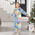 thumbnail image 6 of Vzayyk 4T-14Y Size Aviliable Cozy One-Piece Footless Sleeper Pajama Rainbow Clouds Vector, 6 of 8