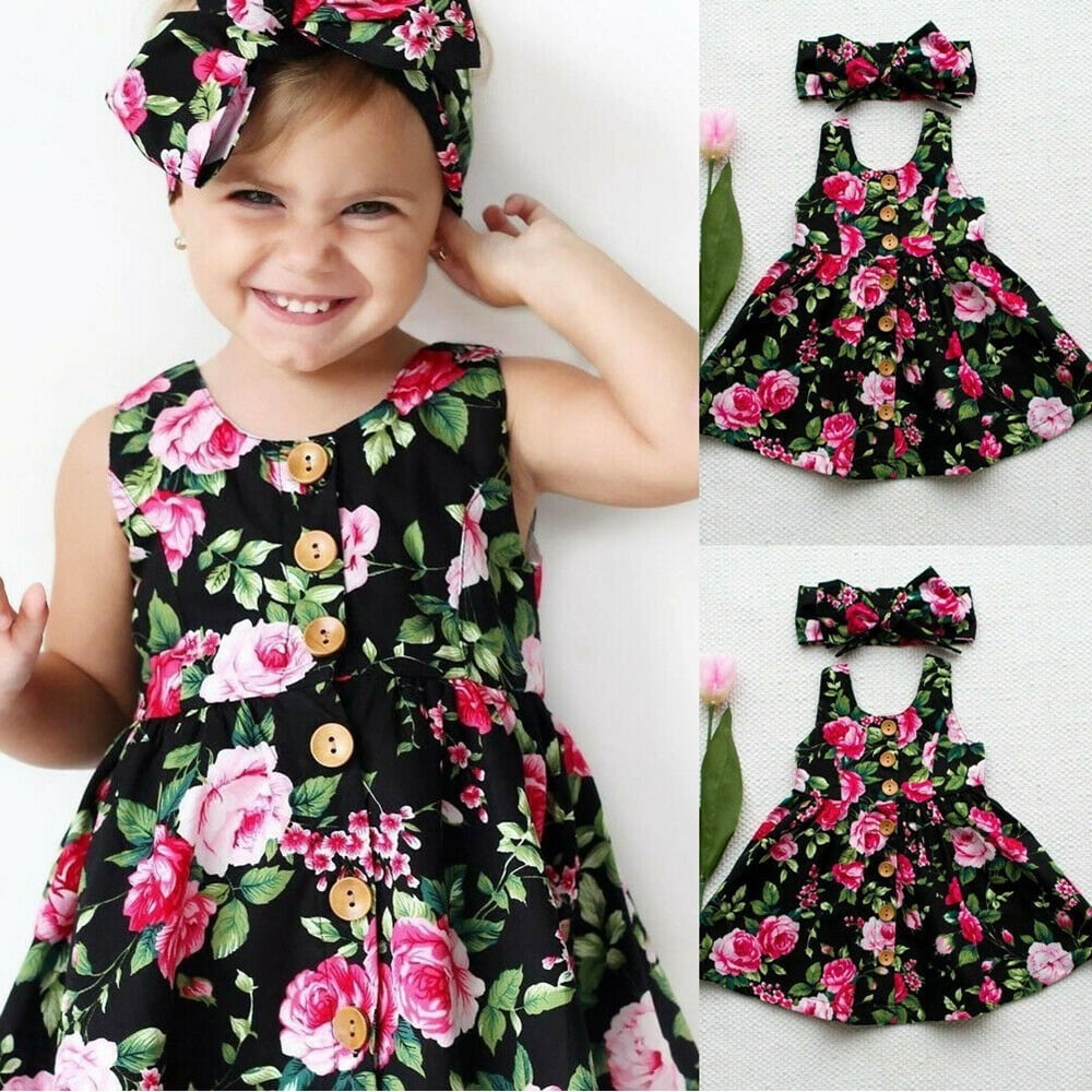 Fashion Toddler Infant Kids Baby Girls Summer Floral Dress Princess Party Dresses 6-6 Years Fashion Toddler Infant Kids Baby Girls Summer Floral Dress Princess Party Dresses 6-6 Years