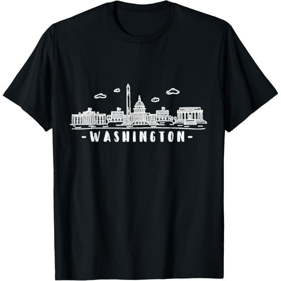 Exquisite and comfortable-Washington DC Skyline T-Shirt