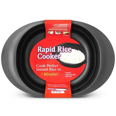 

Rapid Rice Cooker Microwave Rice Blends in Less Than 3 Minutes Perfect for Dorm Small Kitchen or Office Dishwasher-Safe Microwaveable & BPA-Free