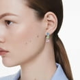 thumbnail image 5 of Pendientes Swarovski Gema Drop asimétricos multicolores en rodio, 5 of 5