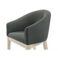 thumbnail image 4 of Jasper Driftwood Finish 3-PC 59"Rd Dining Tbl.Set w/Pedestal Base+Barrel Chairs, 4 of 11