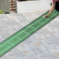 thumbnail image 1 of Golf Putting Mat de práctica Mat que mejora Equipo de entrenamiento portátil Pitando estera verde para el jardín del jardín del patio al aire libre, 1 of 8