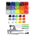 thumbnail image 6 of 150 Set 15 Colors T5 Snaps Plastic Button for Clothes Sewing Bibs Rain Coat Crafting Durable DIY and Sewing Project, 6 of 8