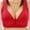 Red, variant on S LUKKC LUKKC Front-Close Shaping Wirefree Bras for Women, Women's Post-Surgery Front Closure Brassiere Comfort Full-Coverage Bralette Non-Adjustable Bra Everyday Underwear!