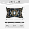 thumbnail image 4 of Susaid Dot Mandala Print Pillowcases Multiple Size, Pillow Cover Super Soft Envelope Closure Standard Pillow Case-16"x24", 4 of 6