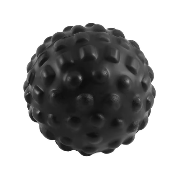 Pu Foam Bump Fascia Ball Muscle Relaxation Fitness Massage Ball Waterproof and Easy to Clean Health Care Ball-Black,1* Massage Ball,Black