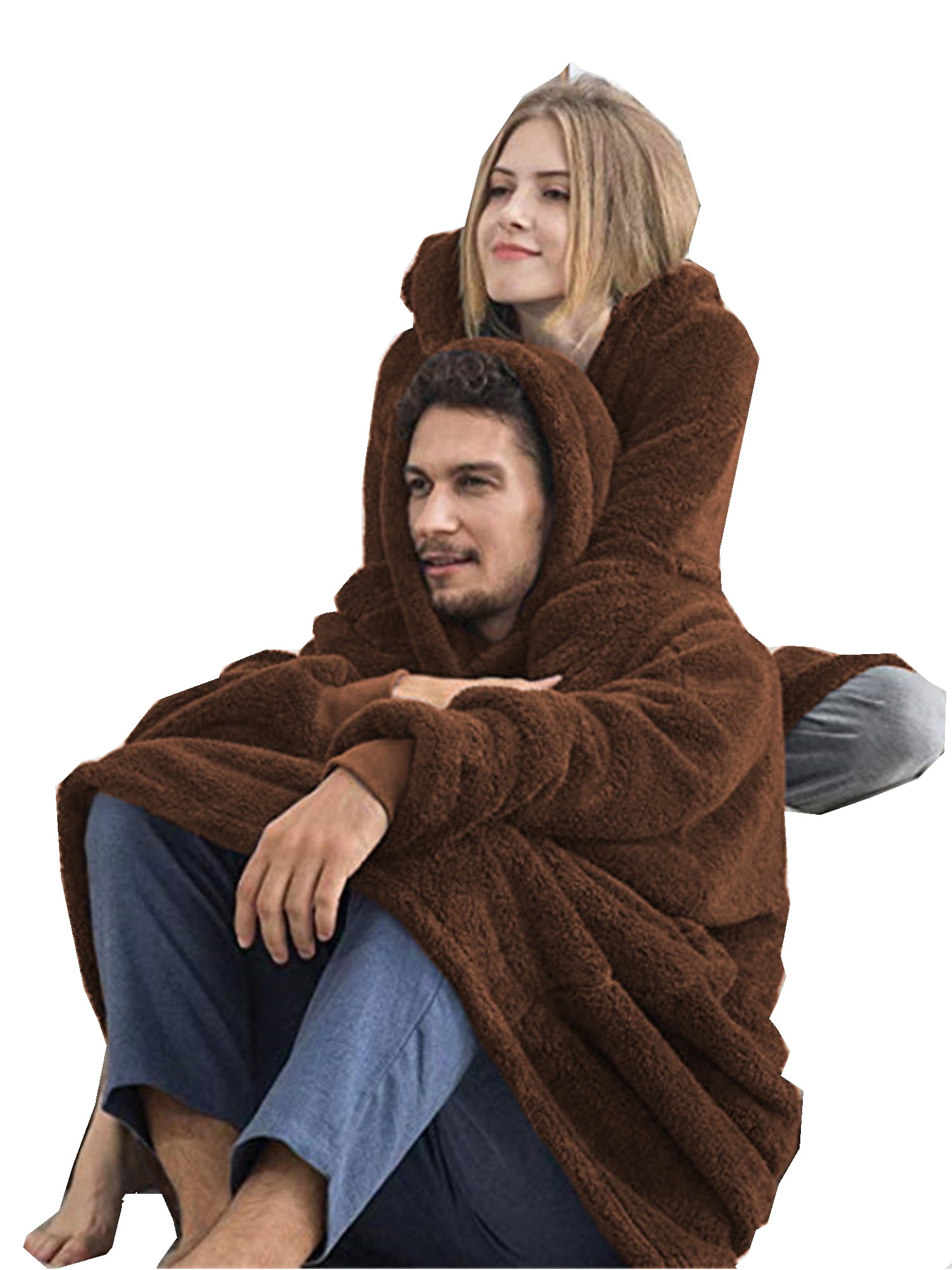 couple blanket hoodie