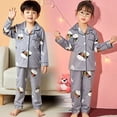 thumbnail image 1 of Conjuntos de pijamas para niños de algodón, ropa de casa de dibujos animados para niños, traje informal de manga larga para niñas, conjunto de pijamas de Navidad, ropa de dormir 2023, 1 of 2