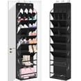 thumbnail image 1 of Organizador de zapatos MISSLO Over the Door, 20 pares, negro, 1 of 7