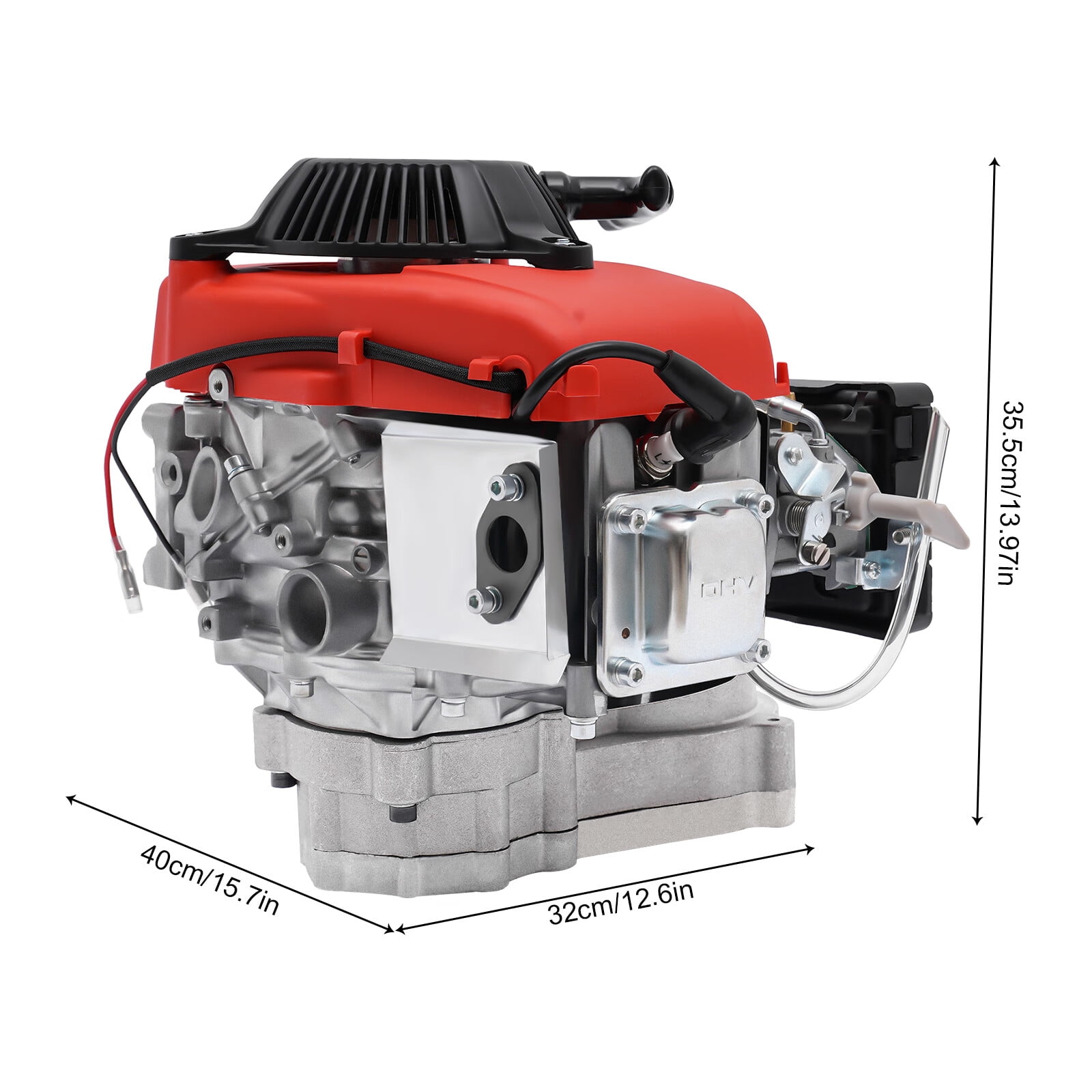 Anqidi Full Set 4-Stroke 53CC Bicycle Engine Kit Gas Motorized Bike Electric Bicycle Engine Motor Complete Kit Gasoline Powered Engine TCI Ignition 1.5KW 6800Rpm
