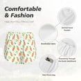 thumbnail image 4 of Rateoe Vegan Fruit Carrot Printed 2 in 1 Women's Workout Shorts for Athletic Gym Running Shorts with Phone Pockets-X-Large, 4 of 7